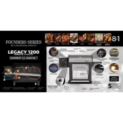 Barbecue à Pellets LG1200FL Legacy LOUISIANA 11 Barbecue à Pellets LG1200FL Legacy LOUISIANA -Napol Barbecues Magasin barbecue a pellets lg1200fl louisiana 5