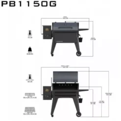 Barbecue à Pellets Navigator 1150 PIT BOSS 9 Barbecue à Pellets Navigator 1150 PIT BOSS -Napol Barbecues Magasin barbecue a pellets navigator 1150g 4