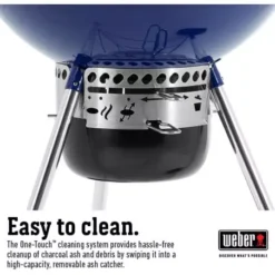 Barbecue Charbon Master-Touch Gbs 5750 - Ocean Blue - WEBER -Napol Barbecues Magasin barbecue charbon master touch gbs 5750 57 cm ocean blue 3