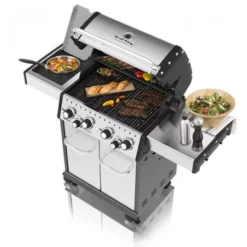 Barbecue Gaz Baron S 490 Ir Avec Plancha Et Rôtissoire BROIL KING -Napol Barbecues Magasin barbecue gaz baron 490s broilking 2