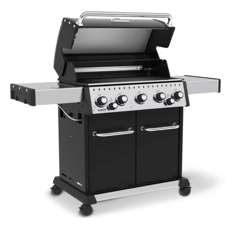 Barbecue Gaz Baron 590 Black Avec Plancha BROIL KING 3 Barbecue Gaz Baron 590 Black Avec Plancha BROIL KING – Image 3