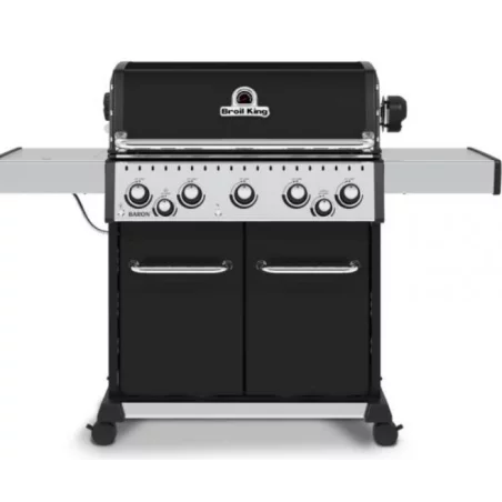 Barbecue Gaz Baron 590 Black Avec Plancha BROIL KING 1 Barbecue Gaz Baron 590 Black Avec Plancha BROIL KING