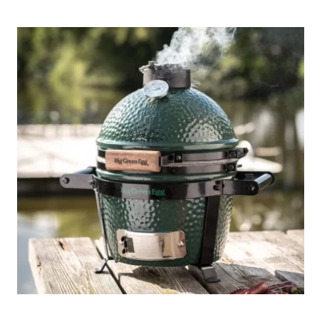 BIG GREEN EGG Minimax à Poser Avec Berceau à Poignées 2 BIG GREEN EGG Minimax à Poser Avec Berceau à Poignées – Image 2
