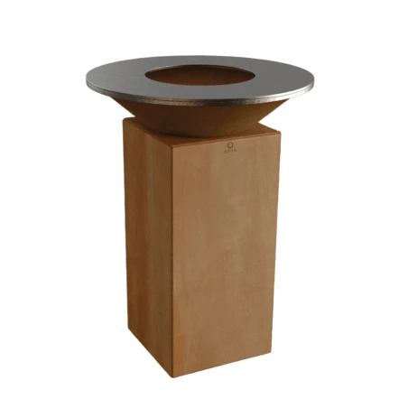 Brasero OFYR Classic 75 Plancha Acier Corten Pied 75cm 1 Brasero OFYR Classic 75 Plancha Acier Corten Pied 75cm
