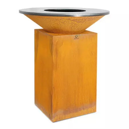 Brasero OFYR Classic 85 Plancha Acier Corten Pied 75cm 1 Brasero OFYR Classic 85 Plancha Acier Corten Pied 75cm