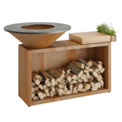 Brasero OFYR Island 85 Bois Teck