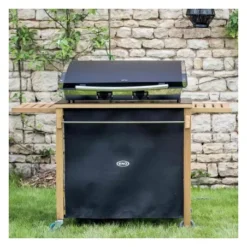 Desserte Pour Plancha Robinier Hpl Noir EMILE - ENO -Napol Barbecues Magasin desserte pour plancha robinier hpl noir emile 2