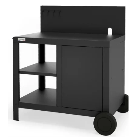 Desserte Signature Allure Acier Noire 1 Desserte Signature Allure Acier Noire