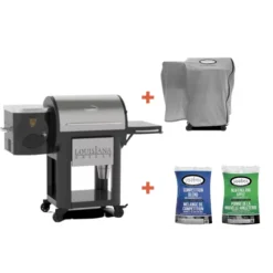 Pack + Barbecue à Pellets FL 800 Legacy LOUISIANA + 6 Accessoires -Napol Barbecues Magasin pack barbecue a pellets fl 800 legacy louisiana housse 2 sacs de pellets 2
