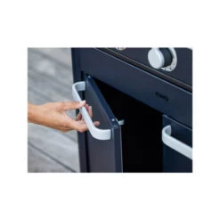 Combo Plancha Enosign Gaz 80 Bleu Navy Avec Capot Navy - ENO -Napol Barbecues Magasin pack combo plancha enosign gaz 80 bleu navy 2