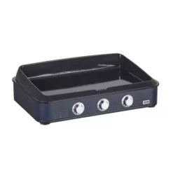 Plancha Enosign Gaz 80 Acier Bleu Navy 2023 - ENO -Napol Barbecues Magasin plancha enosign gaz 80 inox acier noir avec capot 3