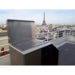 Plancha Electrique Encastrable Oasi In.El60 Inox Plaque Lisse + Couvercle - PLANET -Napol Barbecues Magasin plancha gaz encastrable 80 cm inox 2 feux plaque lisse couvercle planet 3