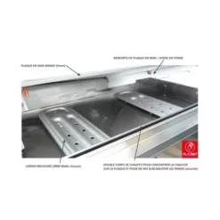 Plancha Gaz PLANET Chef 55 Plaque Inox Lisse (Réf. 0201136) 5 Plancha Gaz PLANET Chef 55 Plaque Inox Lisse (Réf. 0201136) -Napol Barbecues Magasin plancha gaz planet chef 55 plaque inox lisse 2