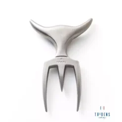 Planche à Découper Avec Fourchette Inox Brut - TRIDENS By CHABRET -Napol Barbecues Magasin planche a decouper avec fourchette inox brut tridens 5