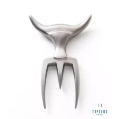 Planche à Découper Avec Fourchette Inox Brut - TRIDENS By CHABRET -Napol Barbecues Magasin planche a decouper avec fourchette inox brut tridens 6