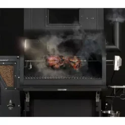 Rôtissoire Pour Barbecue à Pellets LEDGE & PEAK - GMG -Napol Barbecues Magasin rotissoire pour barbecue a pellets ledge peak gmg 2