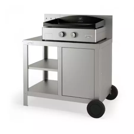 Pack Silver Edition Plancha Gaz Allure 260 Inox + Desserte Inox 1 Pack Silver Edition Plancha Gaz Allure 260 Inox + Desserte Inox